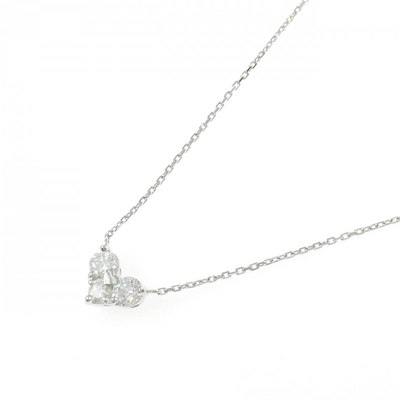 PT900/PT850 ダイヤモンド ネックレス 0.759CT E-F SI1 VG