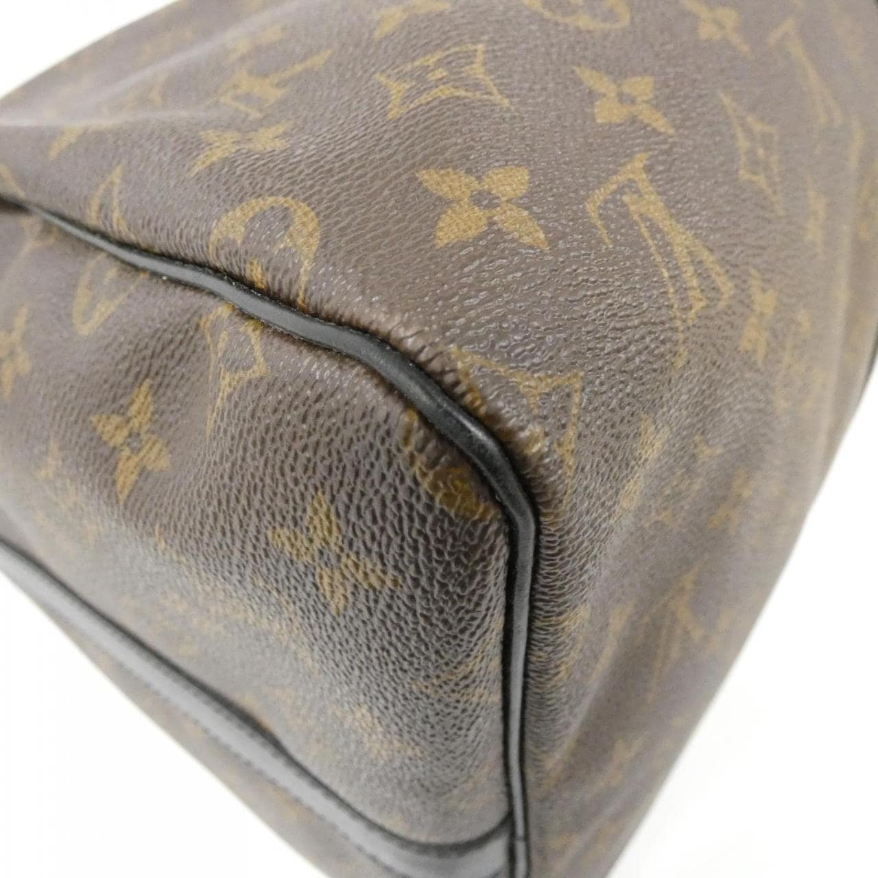 LOUIS VUITTON Monogram Macassar Keepall Bandouliere 55 公分 M56714 波士頓包
