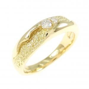 K18YG ダイヤモンド リング 0.10CT