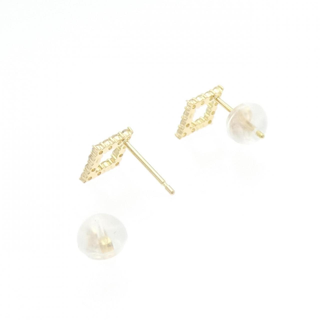 【リメイク】K18YG ダイヤモンド ピアス 0.20CT