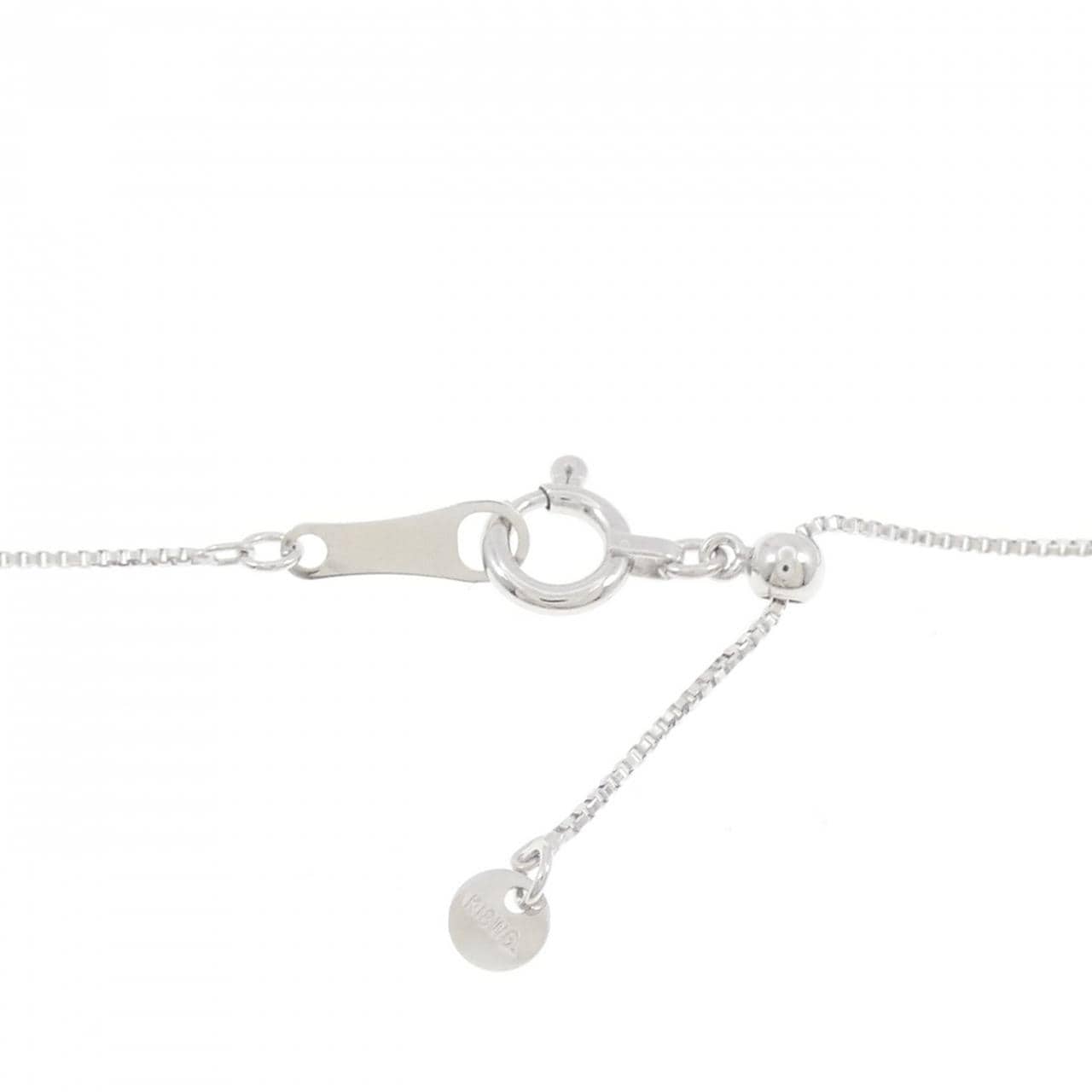 K18WG アクアマリン ネックレス 0.92CT