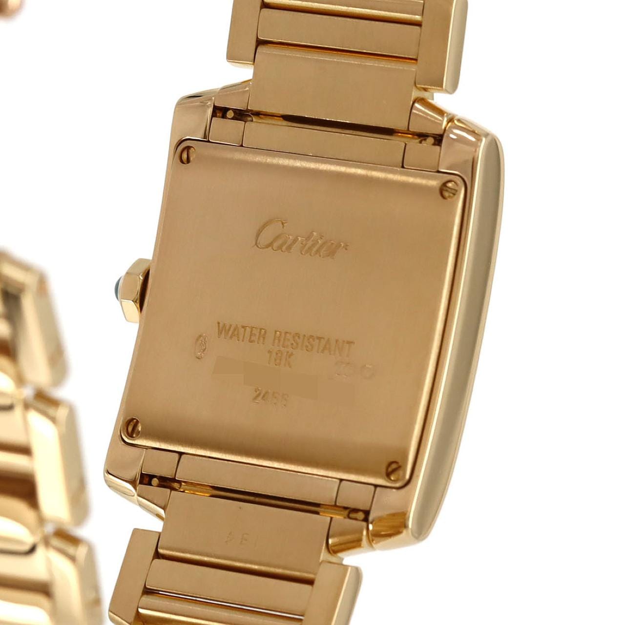 カルティエ タンクフランセーズMM YG W50014N2 YG クォーツ