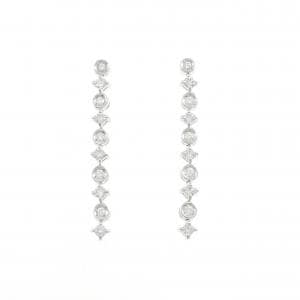 LINE ダイヤモンド ピアス 1.00CT