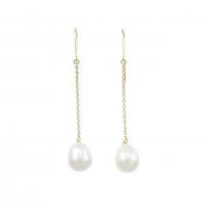 ティファニー パール バイザヤード チェーン ピアス