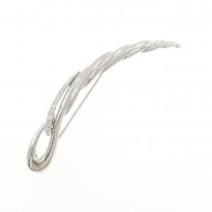 PT900 ダイヤモンド ブローチ 0.12CT