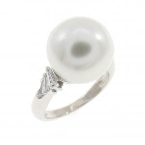 PT900 白蝶パール リング 11.2mm