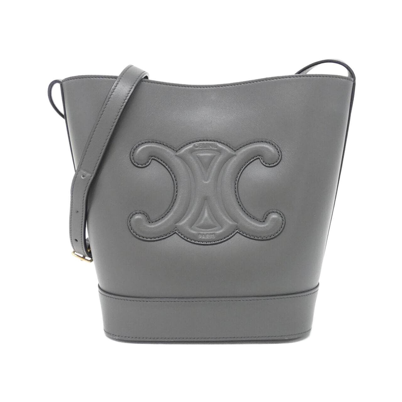 セリーヌ スモール バケット キュイル トリオンフ 198243DU3 ショルダーバッグ