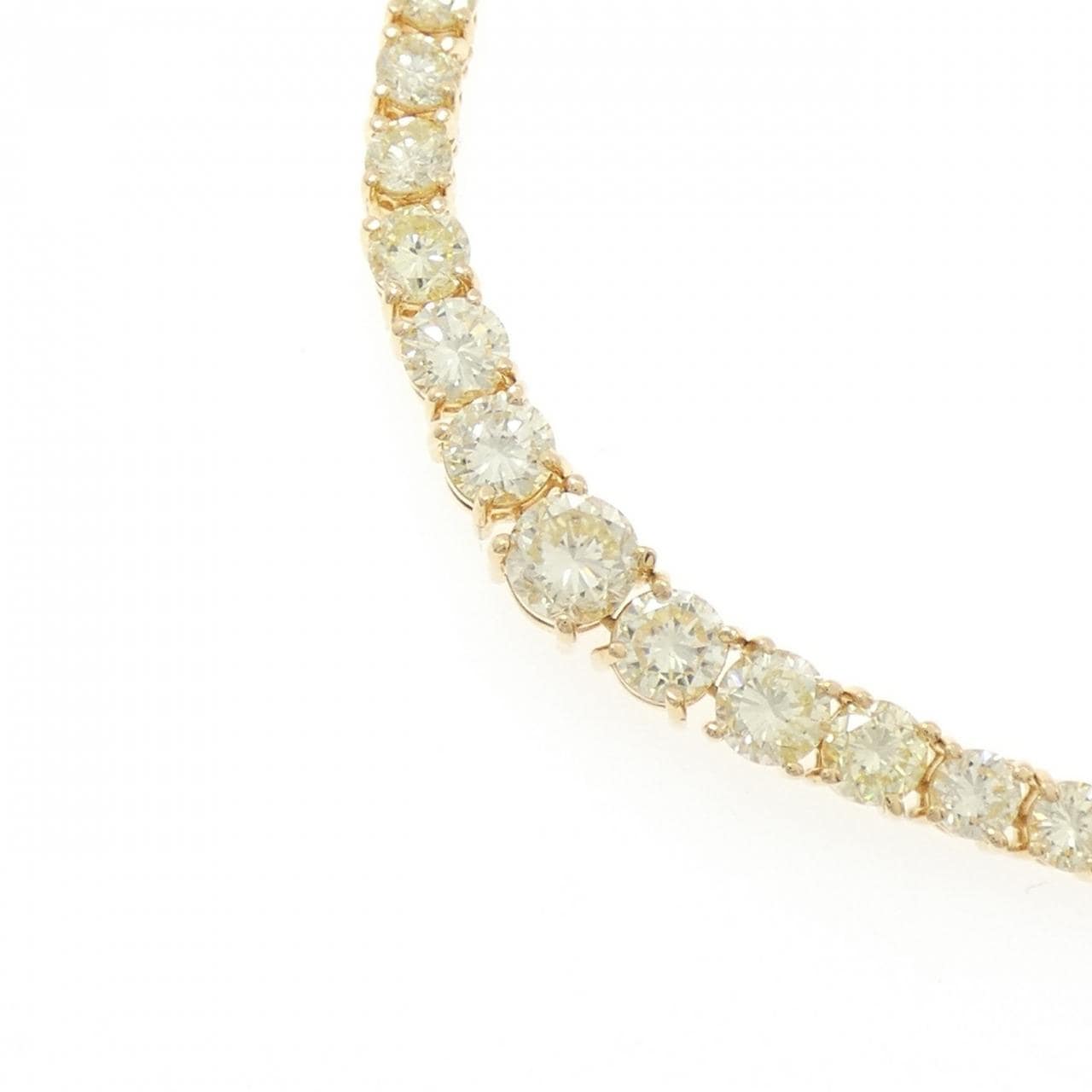 K18YG ダイヤモンド ネックレス 10.00CT