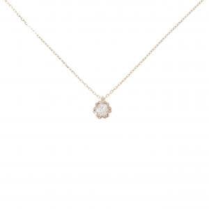 K18PG ダイヤモンド ネックレス 0.10CT