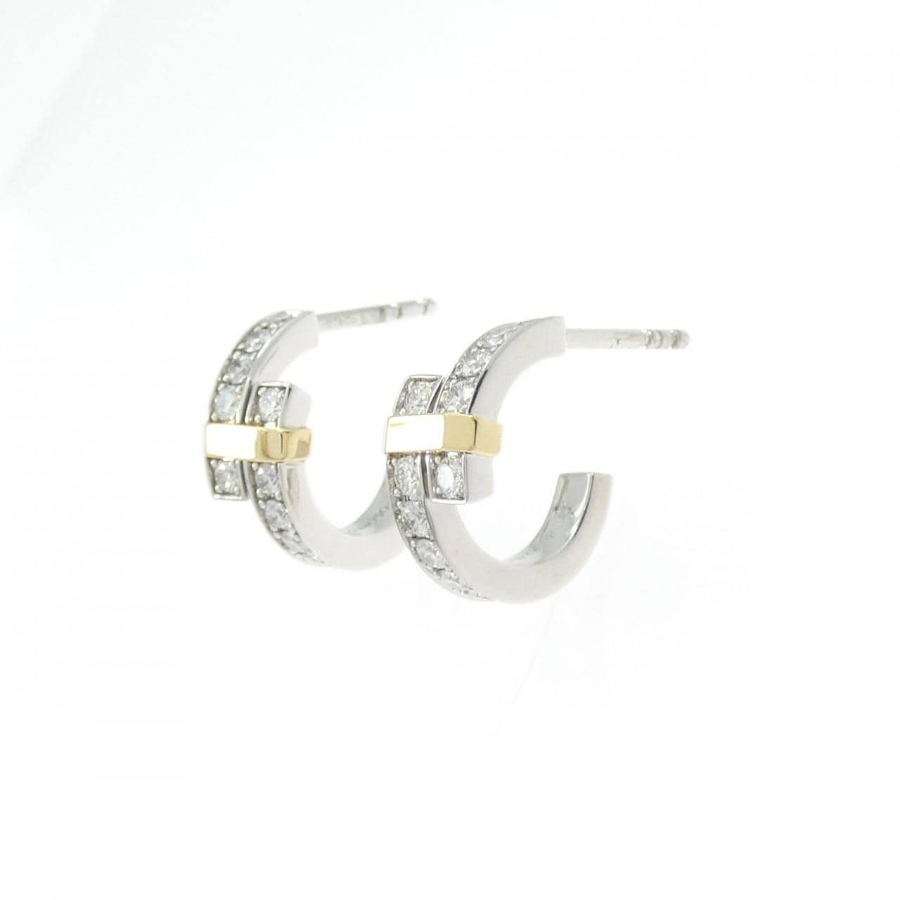 ティファニー エッジ フープ ピアス 0.74CT