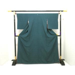 【未使用品】色無地　丸に三ツ柏