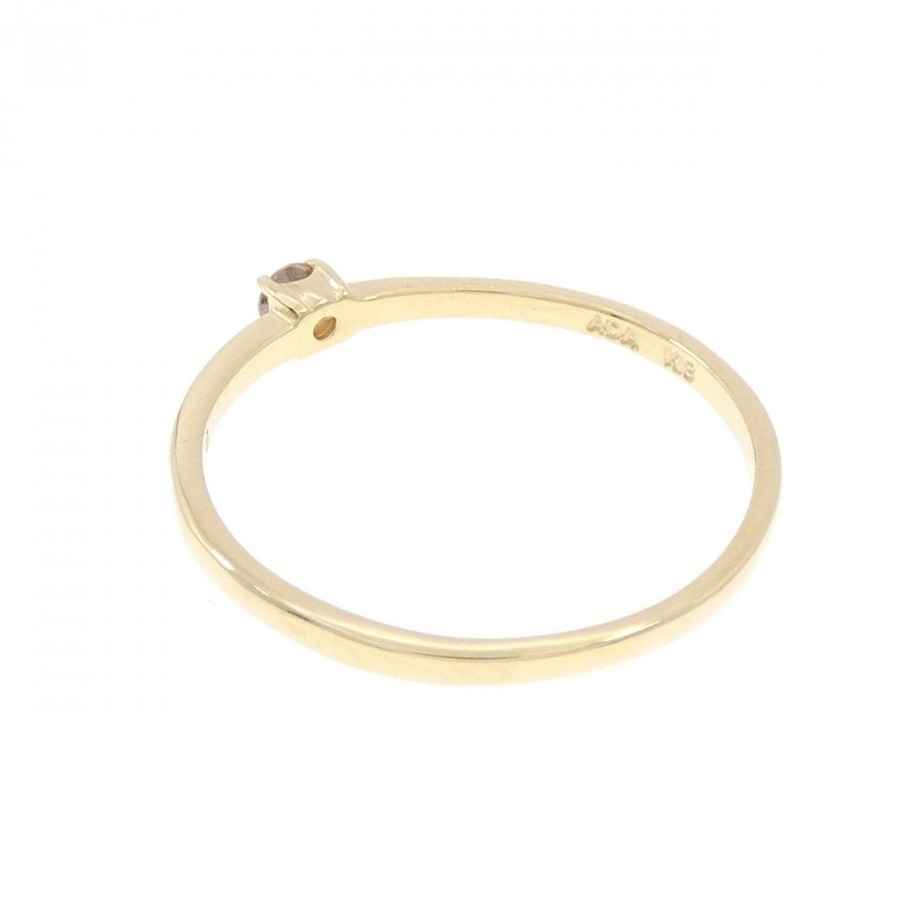 K18YG ダイヤモンド リング 0.06CT