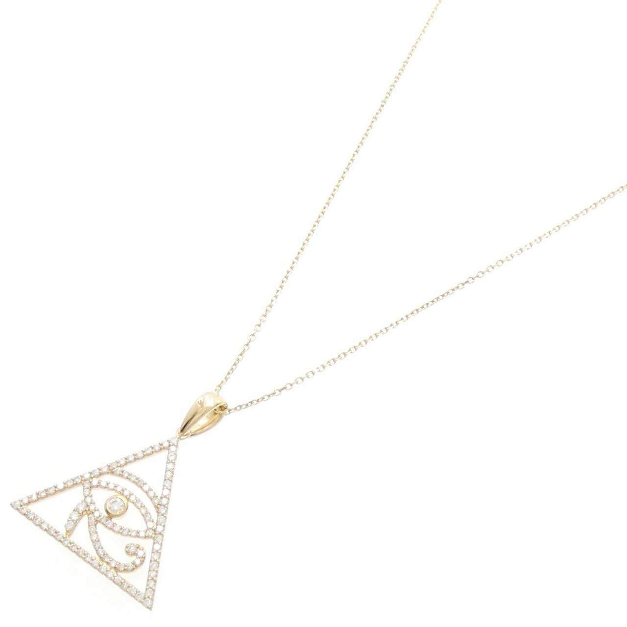 K18YG ダイヤモンド ネックレス 0.75CT