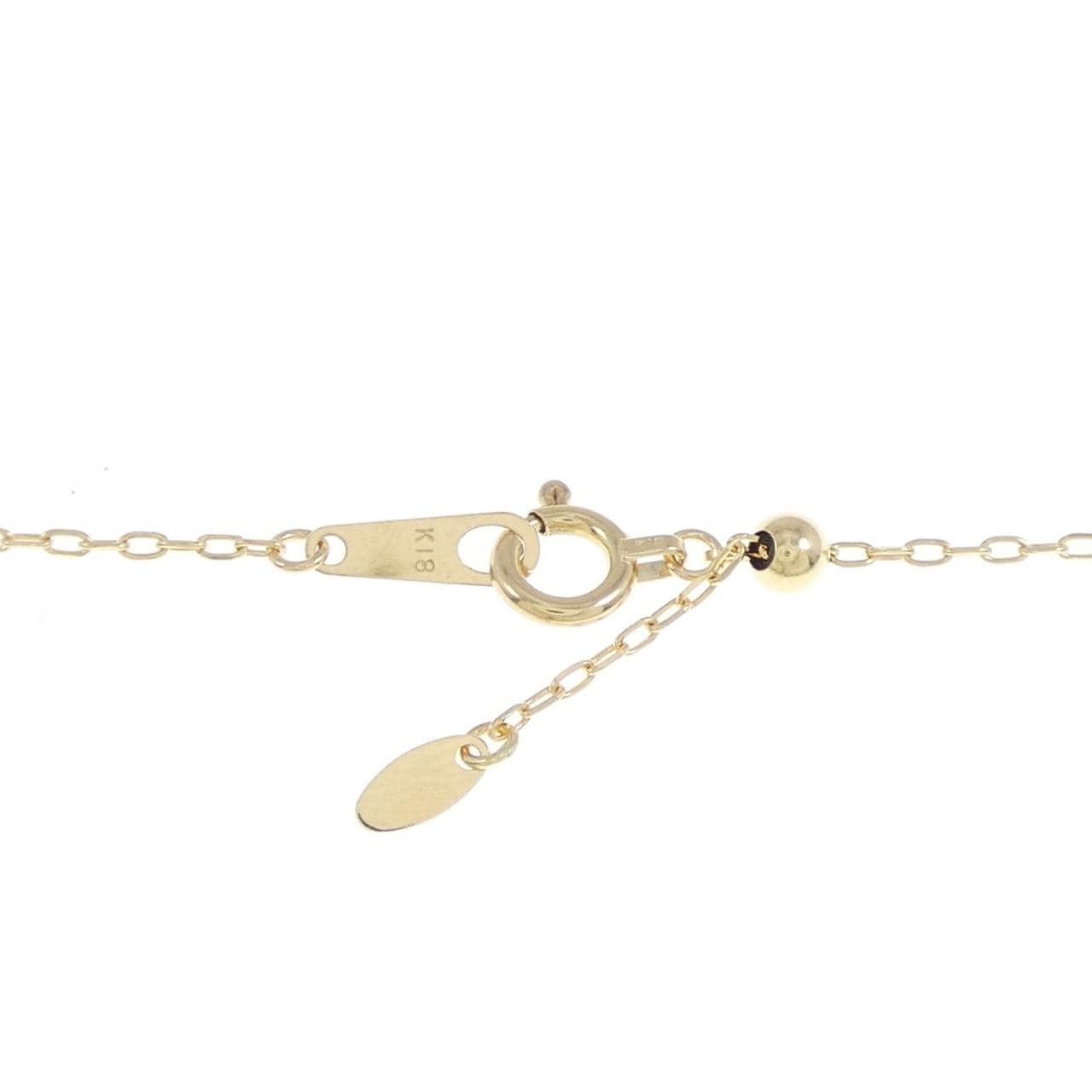 K18YG ダイヤモンド ネックレス 0.046CT