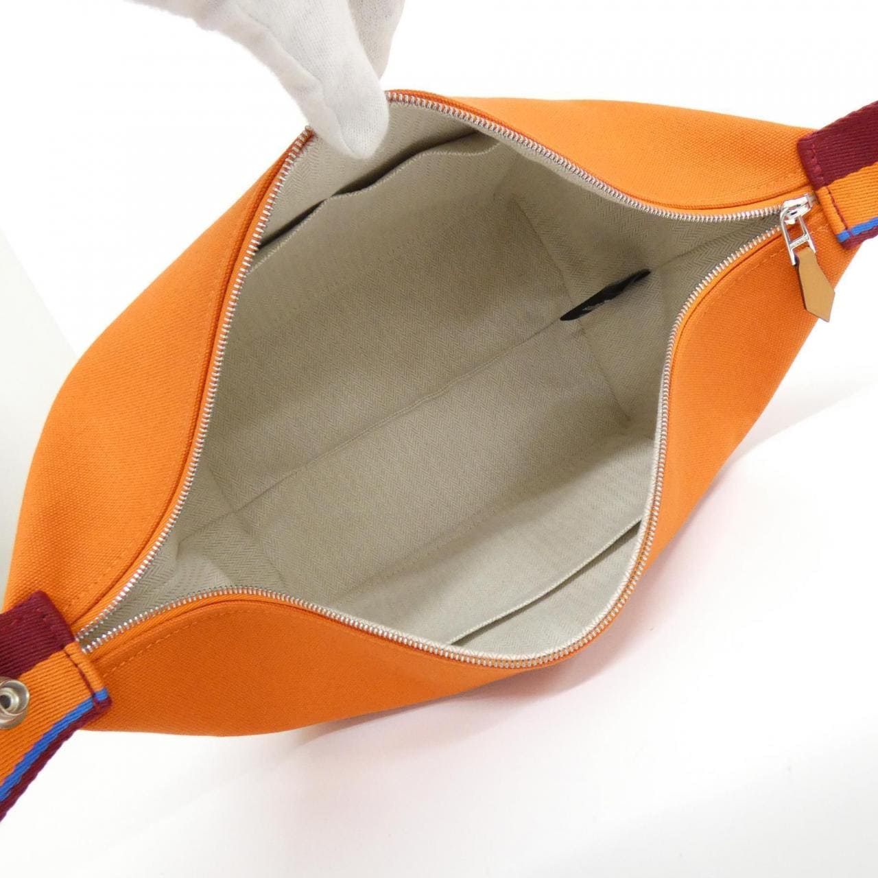 エルメス H PAVILLON ブリッド ア ブラック GM 104347M ポーチ