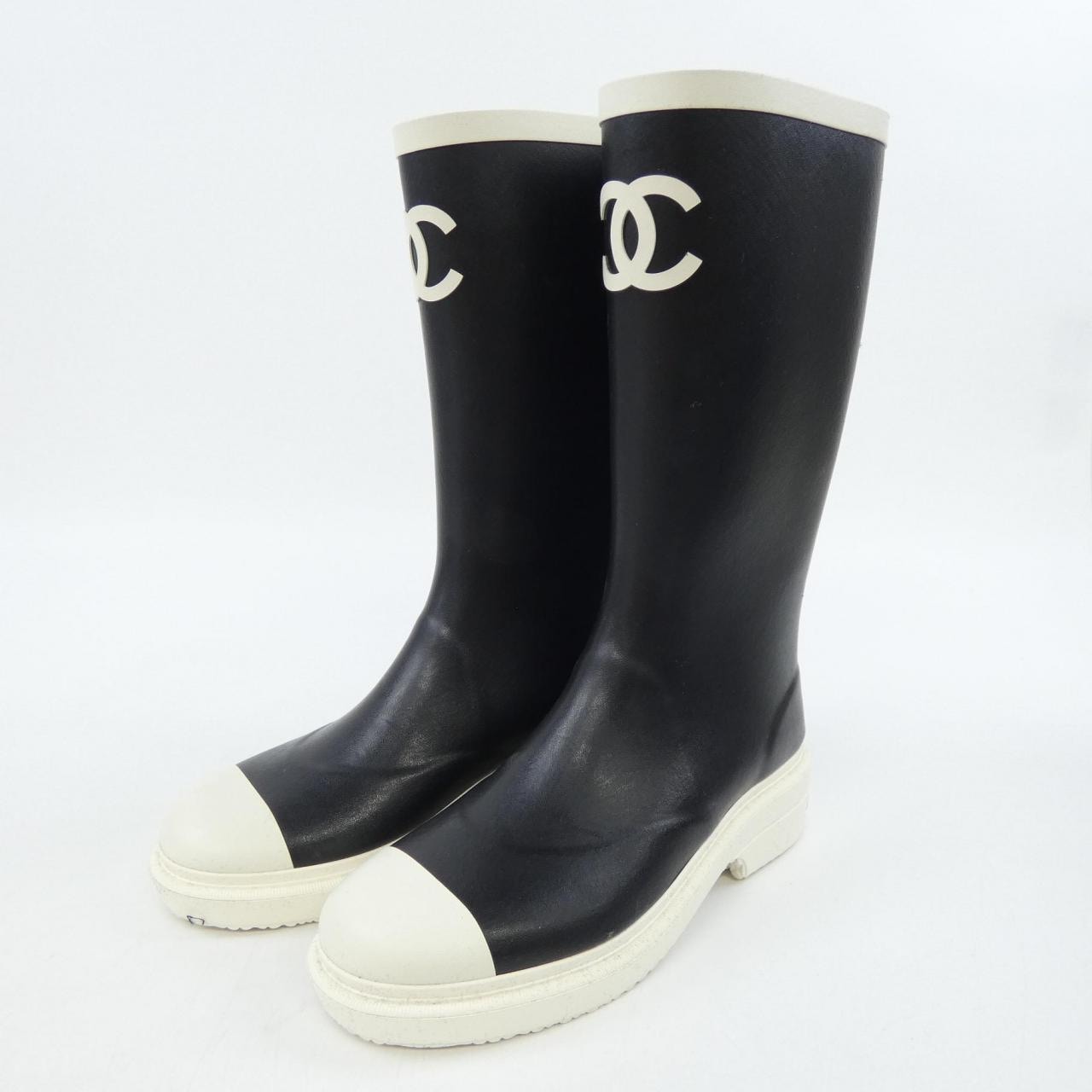 シャネル CHANEL ハイブーツ G39620X56326 ロングブーツ