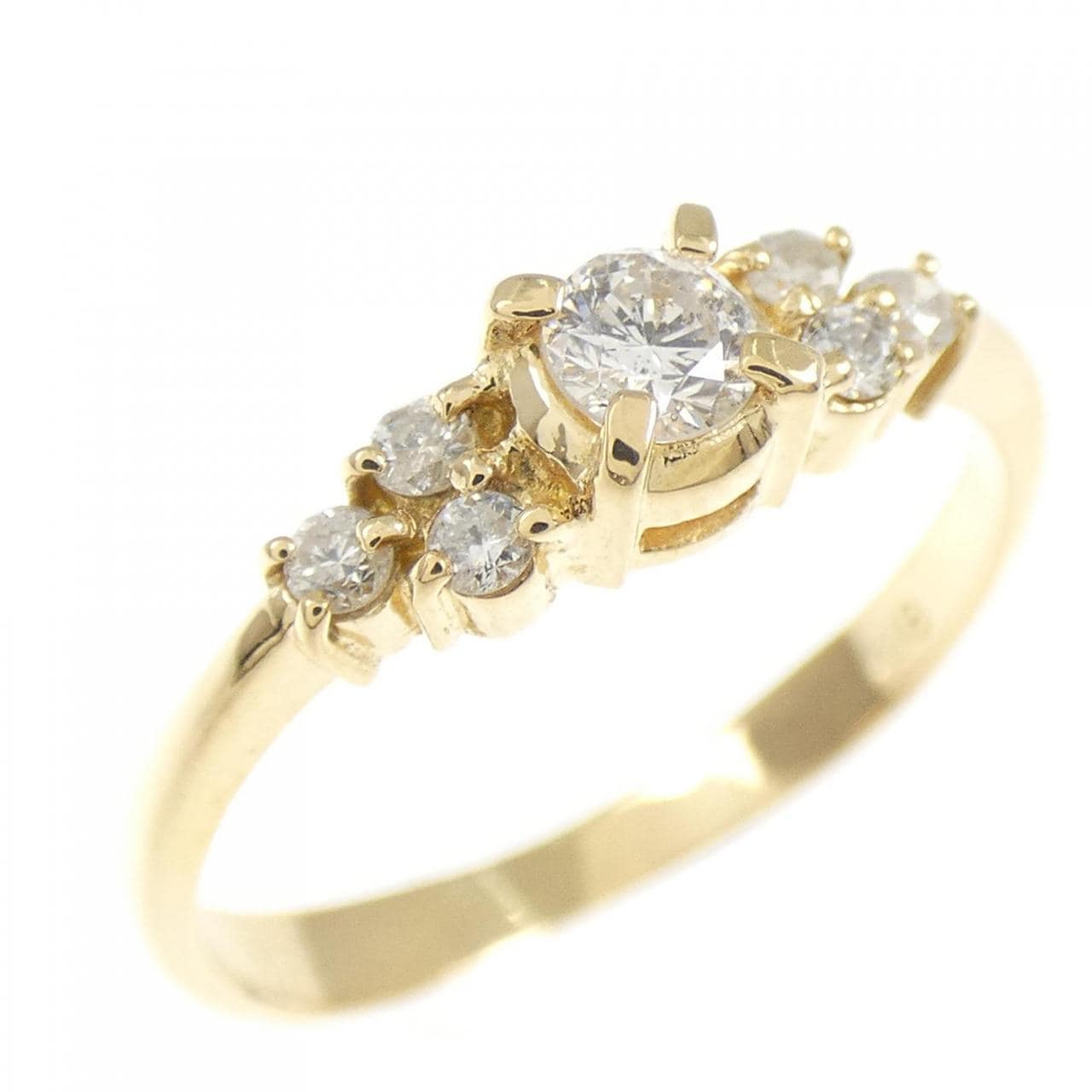 K18YG ダイヤモンド リング 0.13CT
