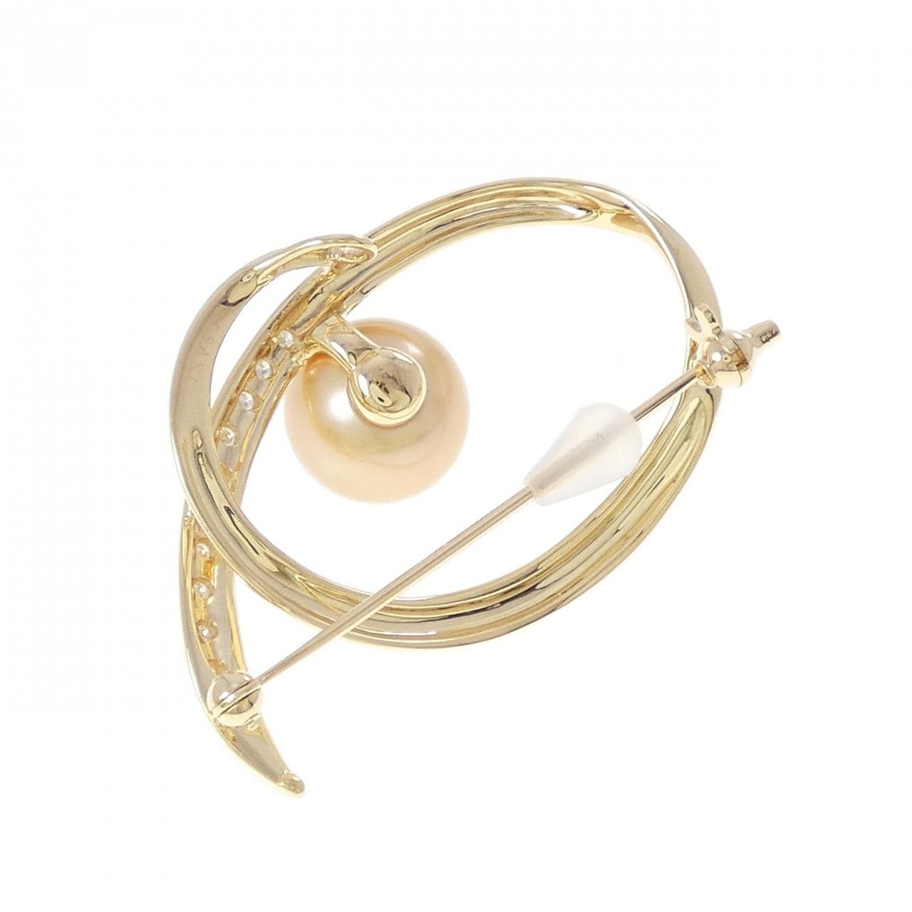 タサキ 白蝶パール ブローチ 11mm