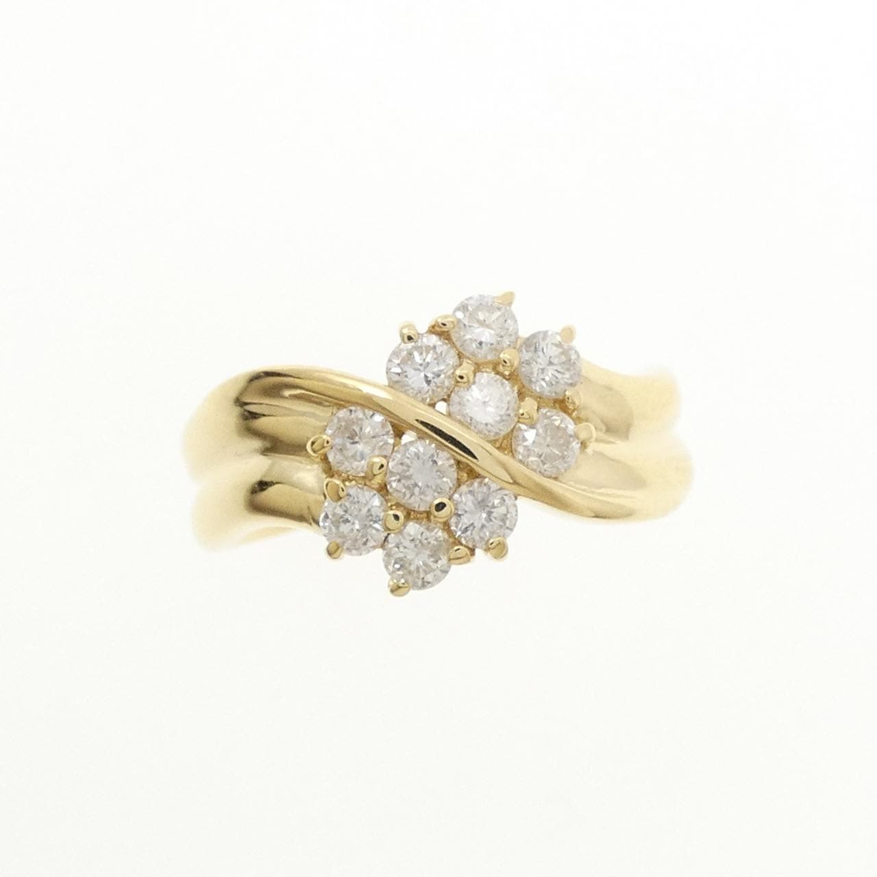 K18YG ダイヤモンド リング 0.54CT