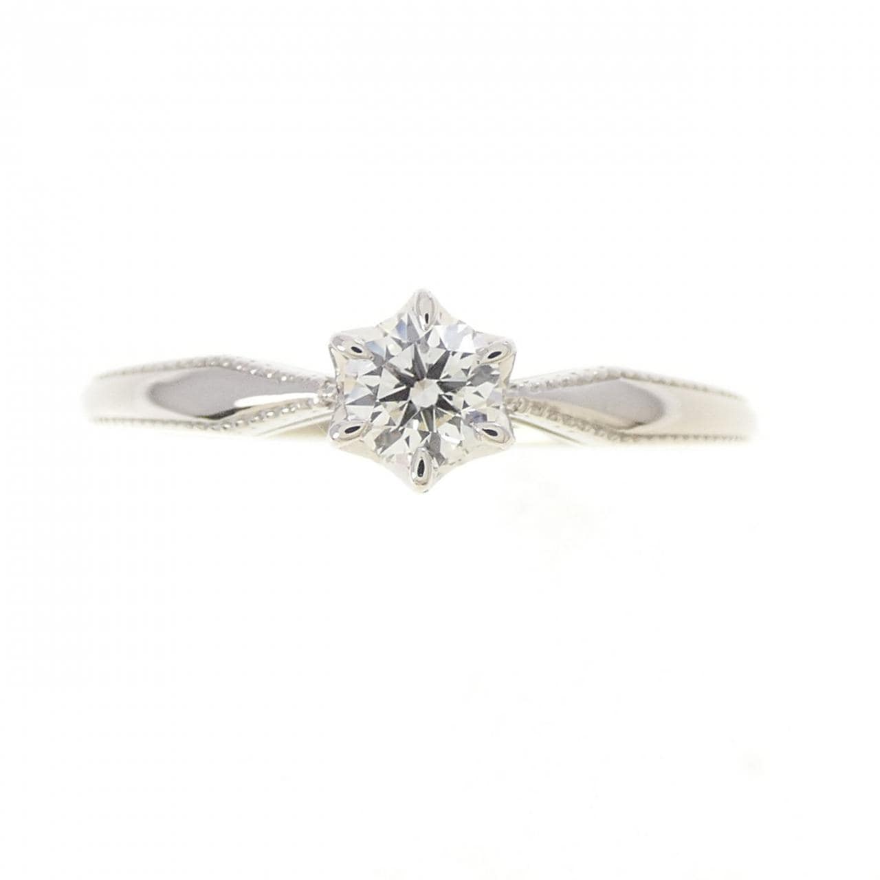アガット ダイヤモンド リング 0.210CT