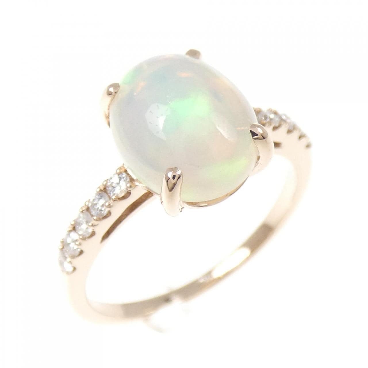 K18YG オパール リング 1.72CT