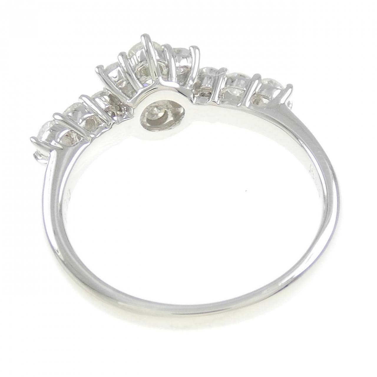 PT フラワー ダイヤモンド リング 0.80CT