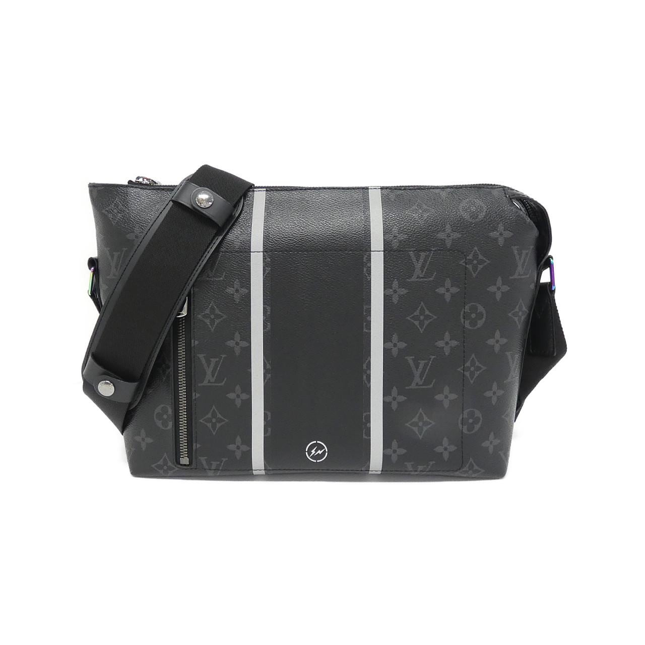 LOUIS VUITTON Monogram Eclipse Flash Apollo 邮差包 PM M43410 单肩包