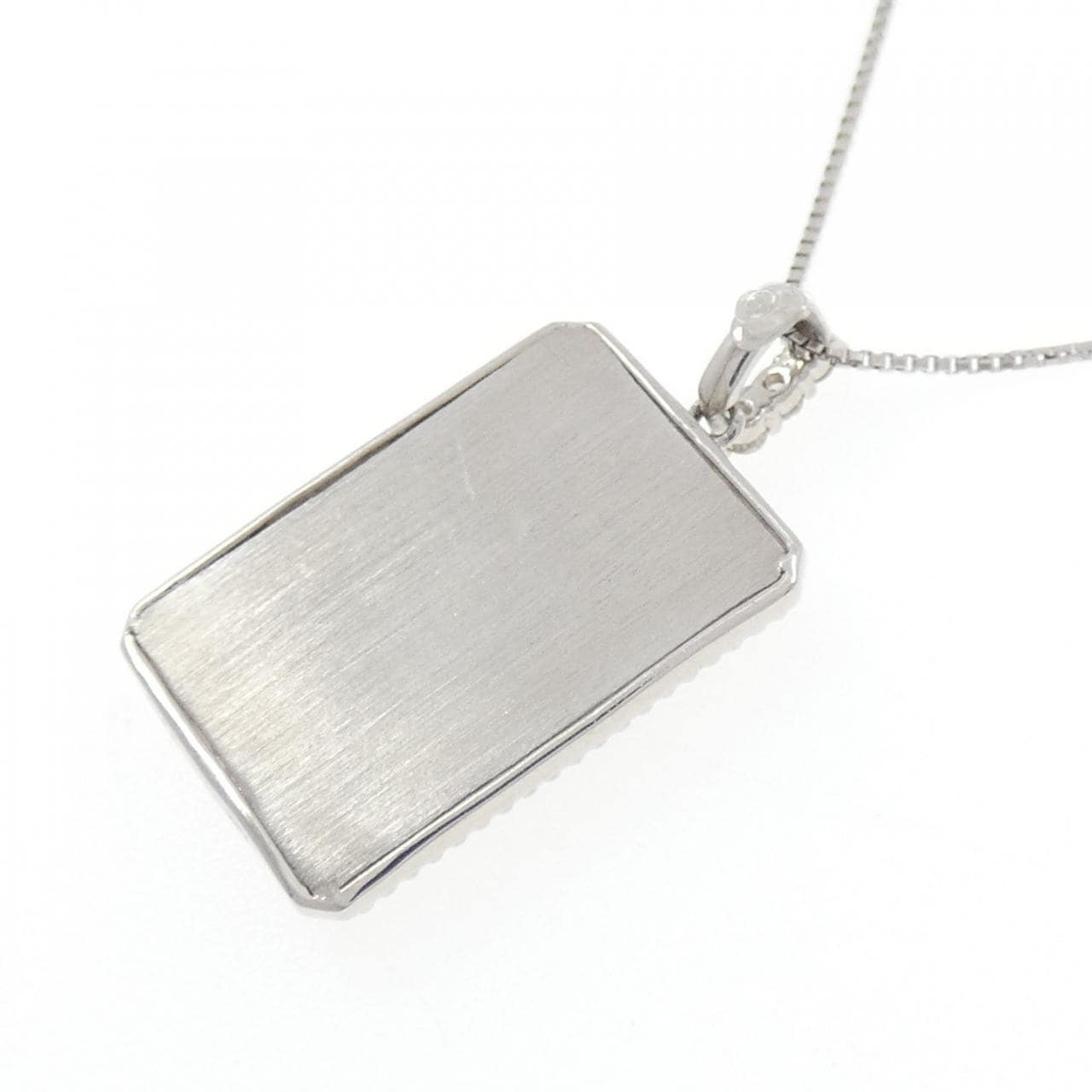 【新品】PT900/PT850 ダイヤモンド ネックレス 0.15CT