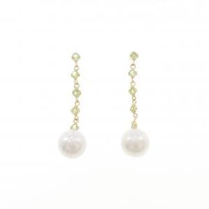 K18YG アコヤパール ピアス 7.1mm