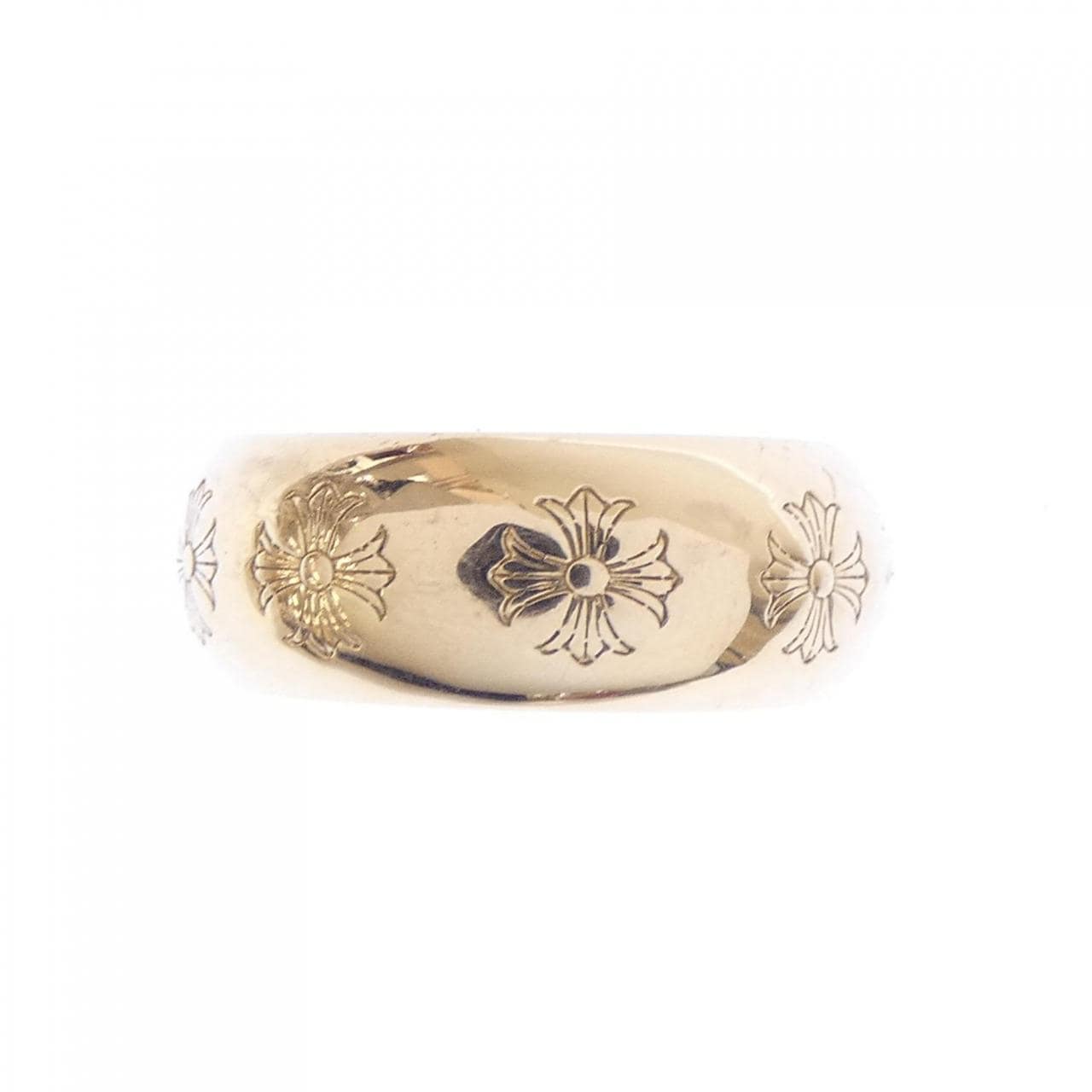 クロムハーツ CHROME HEARTS RND 10MM  GLD CH PLUS 207148352GLDXXXH61 RING