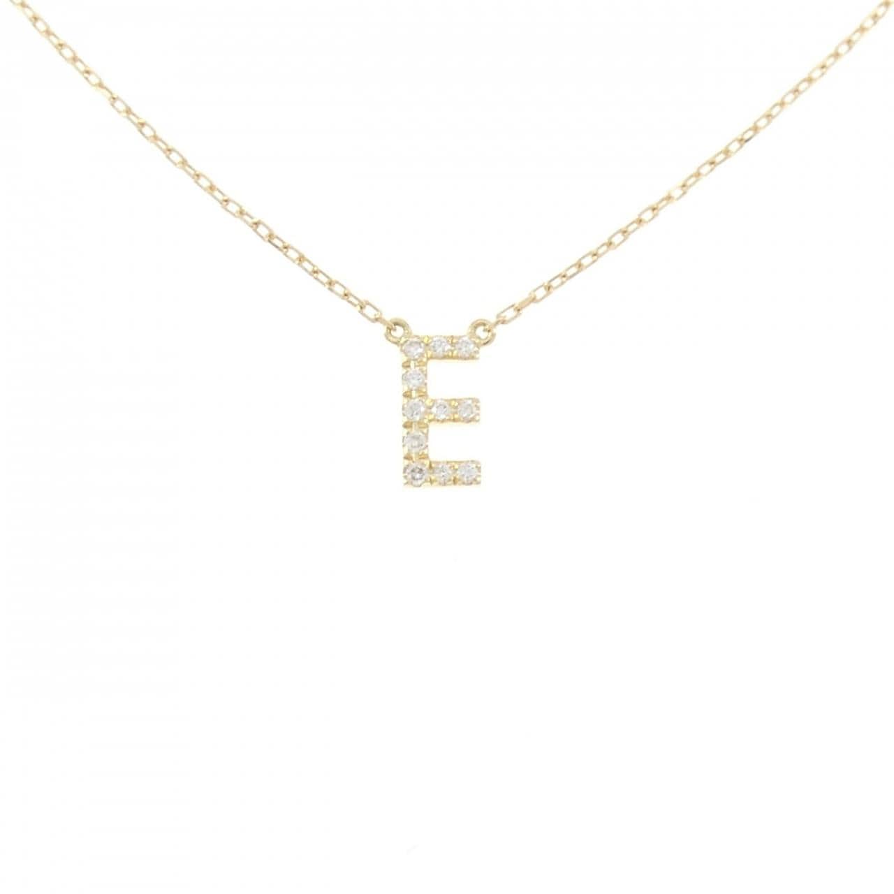 アーカー イニシャル ネックレス 0.05CT