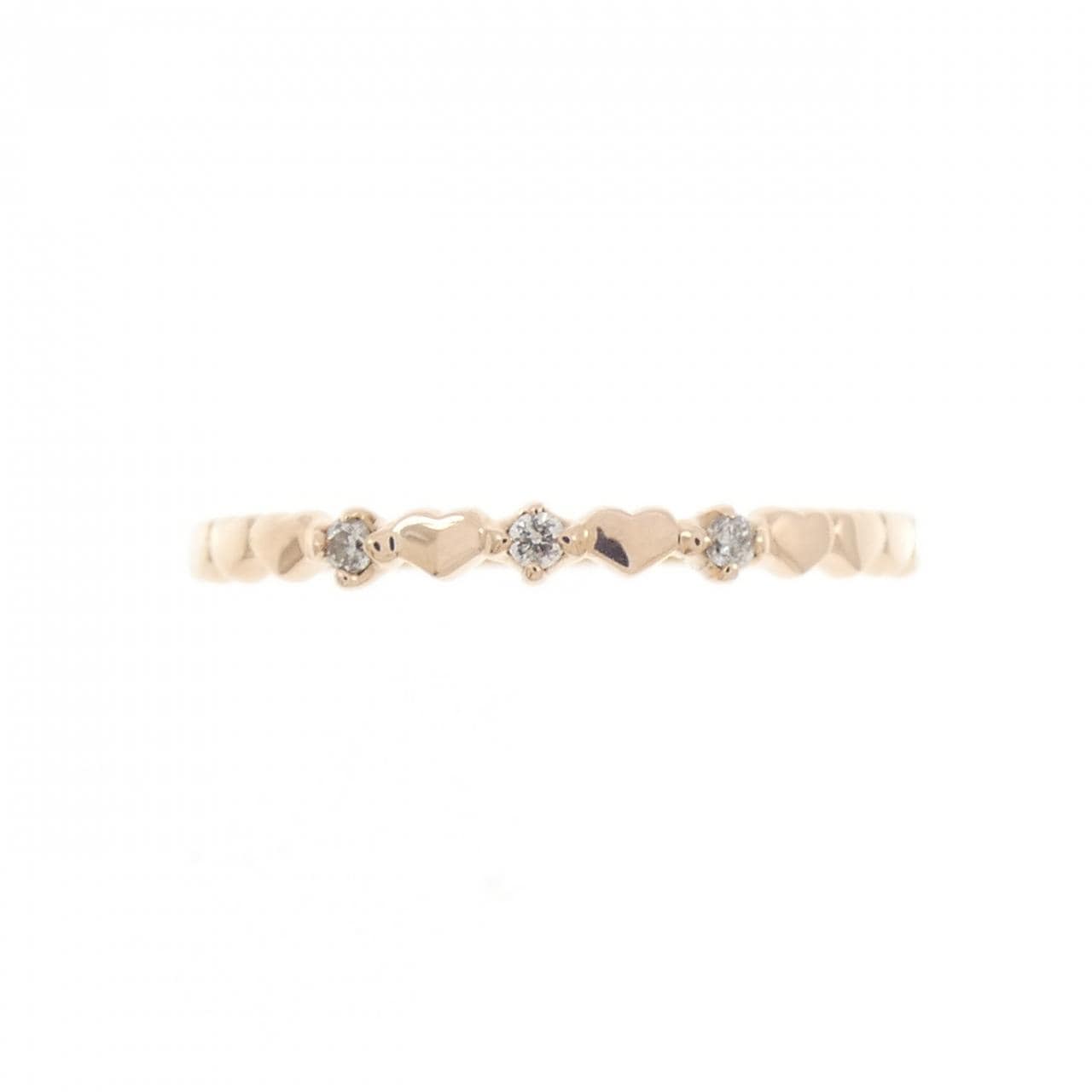 クミキョク ハート ダイヤモンド リング 0.03CT