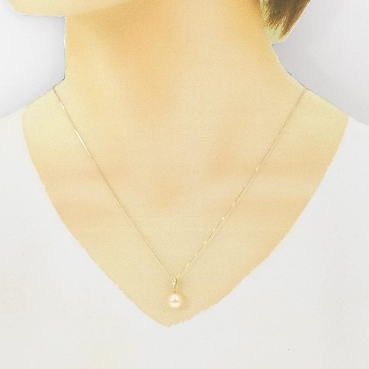 K18YG Akoya pearl necklace 8.4mm