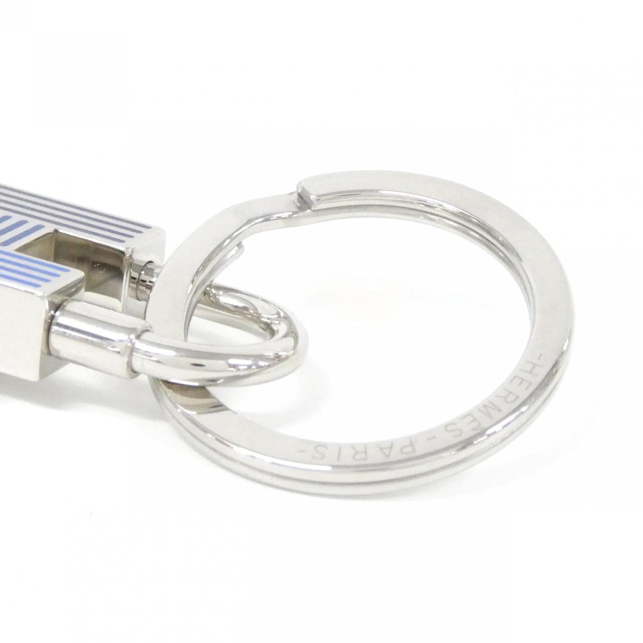 エルメス カデナ クイズ レインボー 077309FP キーリング