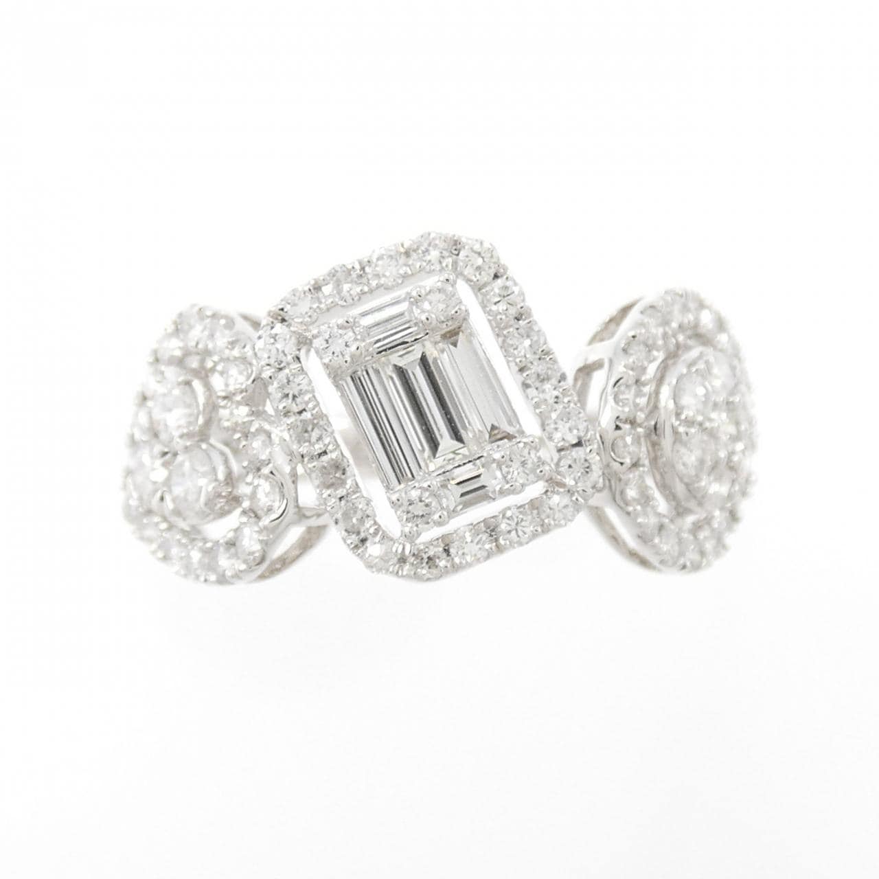 K18WG 心形钻石1.00CT