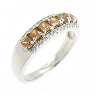 750WG ダイヤモンド リング 0.80CT