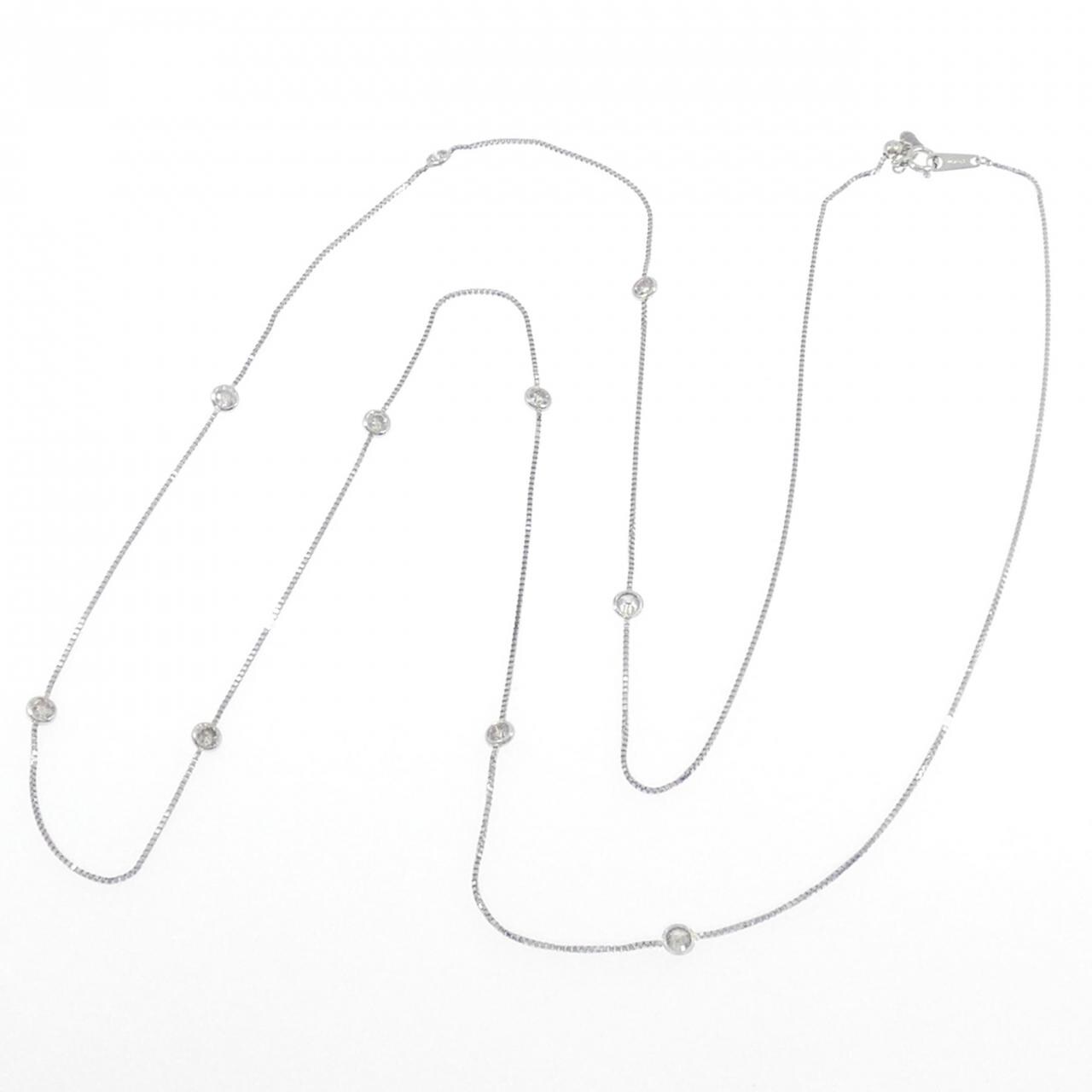 PT850 ダイヤモンド ネックレス 1.58CT