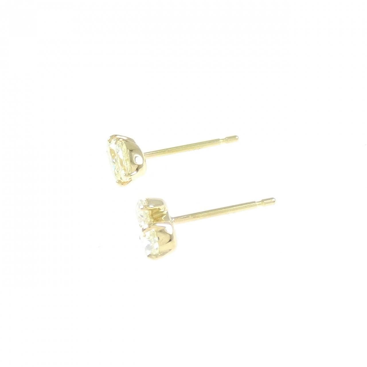 [新品] K18YG钻石耳环 0.54CT