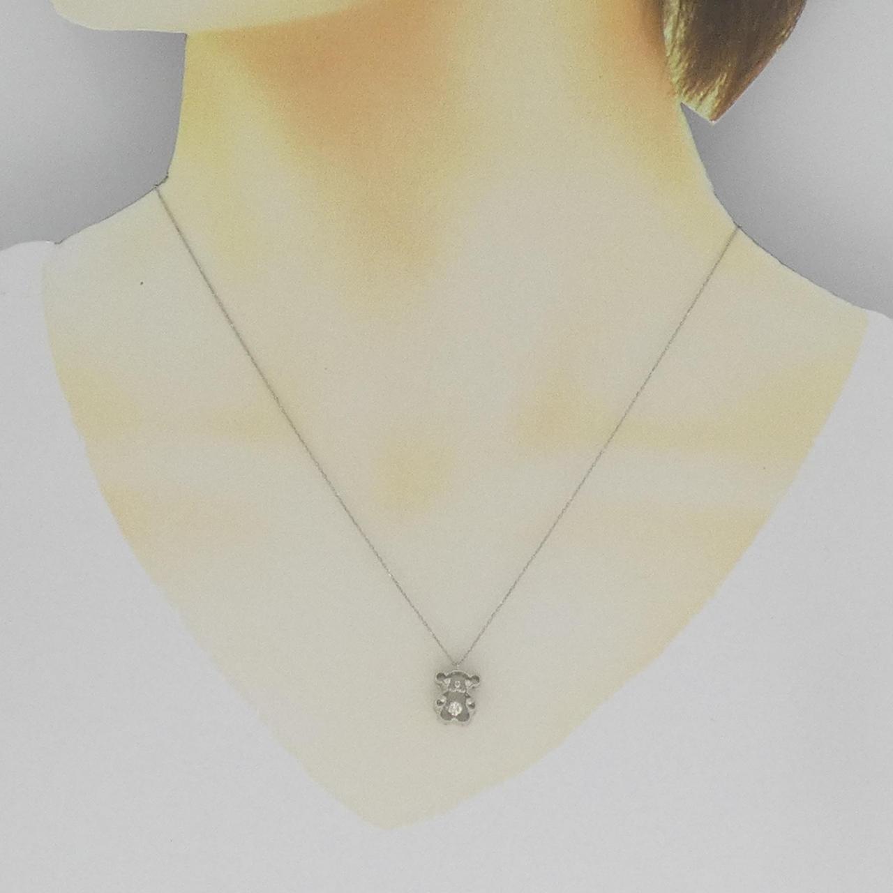 PT900/PT850 ダイヤモンド ネックレス 0.07CT