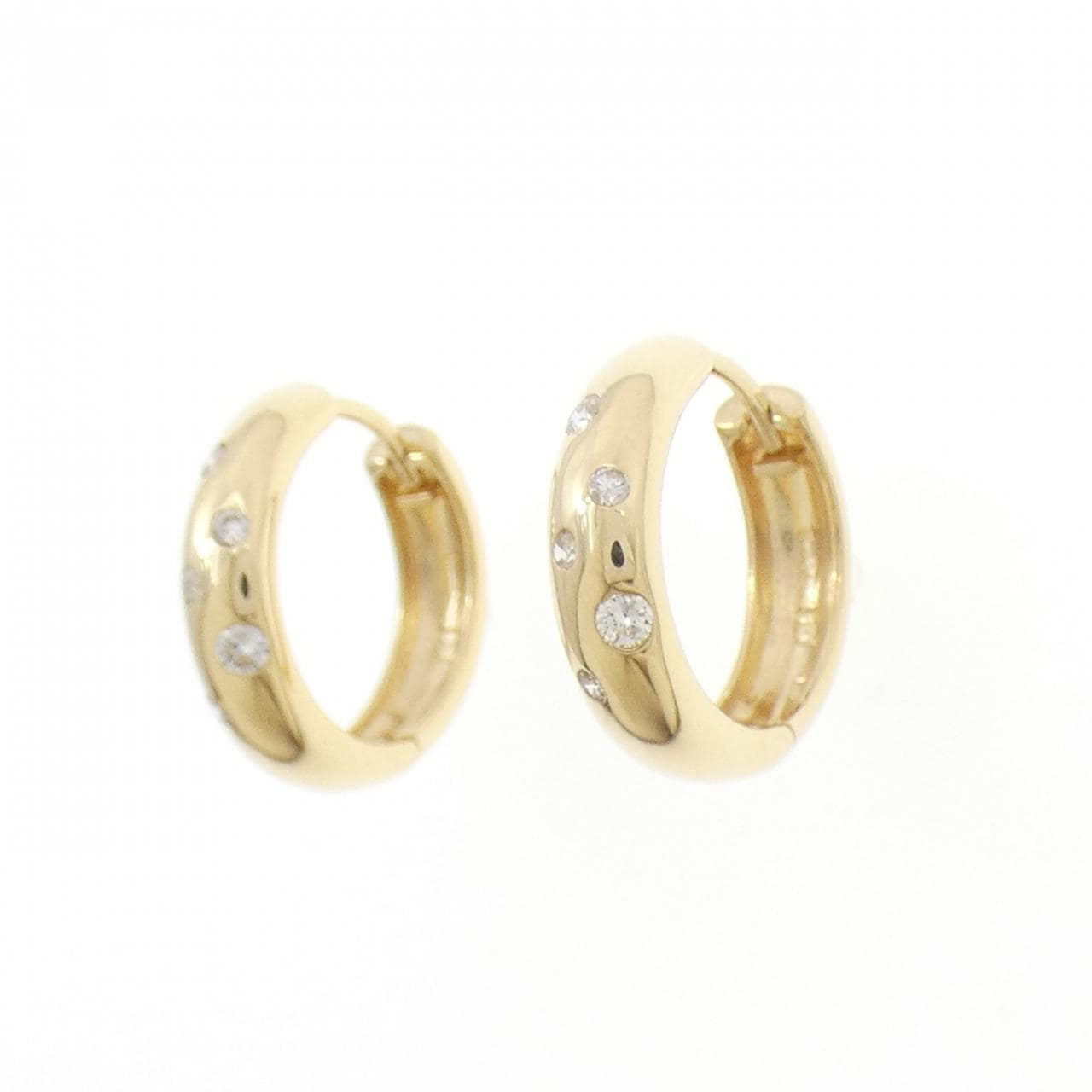 K18YG ダイヤモンド ピアス 0.2CT