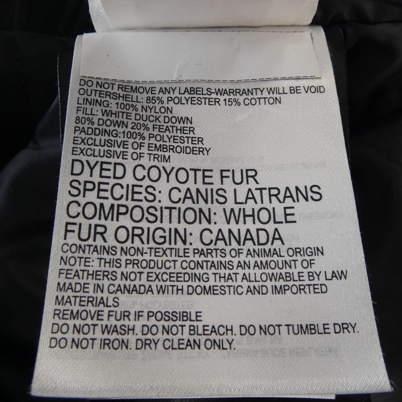 カナダグース CANADA GOOSE IENA別注 BLACK LABEL 2580LB ROSSCLAIR ロスクレア ダウンコート