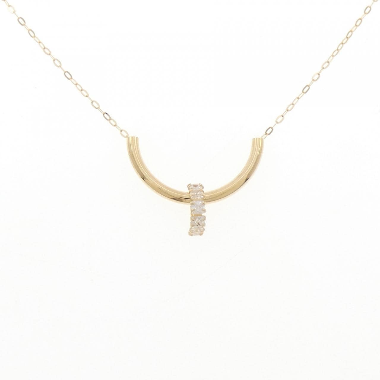 K18YG キュービック ネックレス