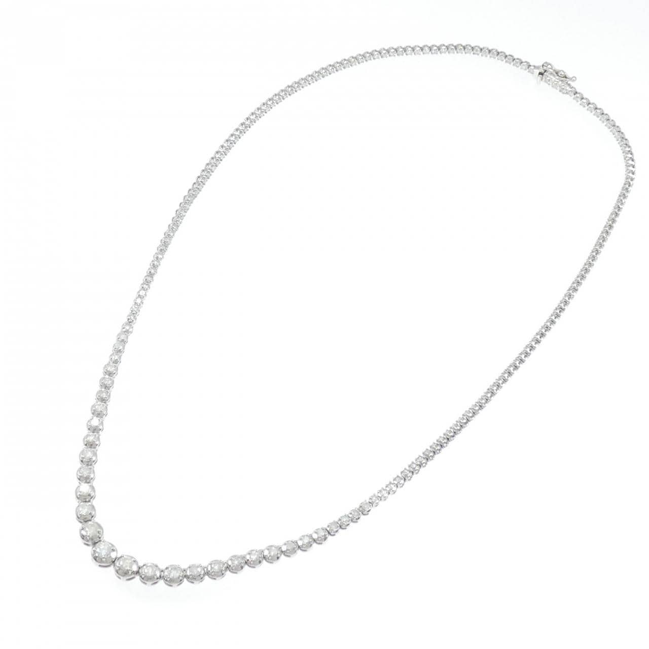 PT950 ダイヤモンド ネックレス 3.00CT
