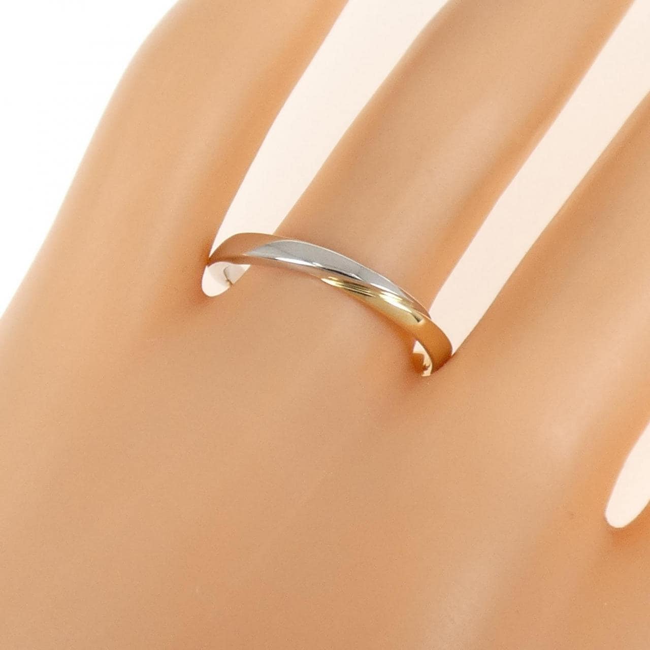 スタージュエリー K18YG/PT950 リング