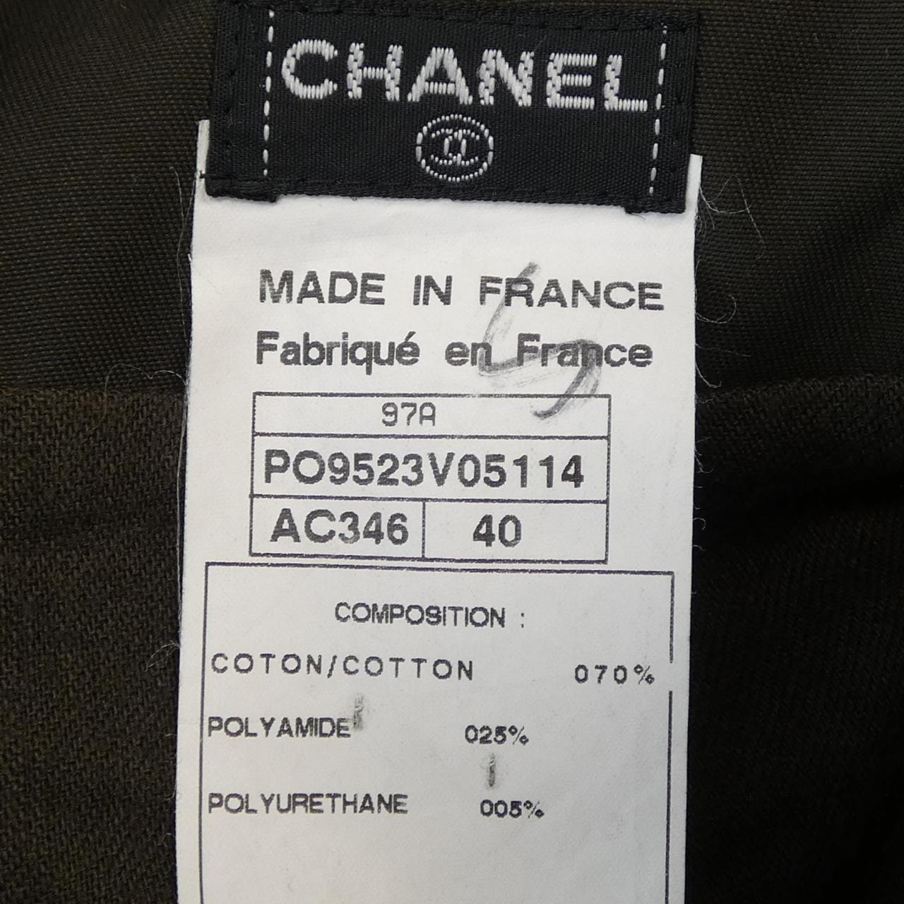 【ヴィンテージ】シャネル CHANEL P09523V05114 97A トレンチコート