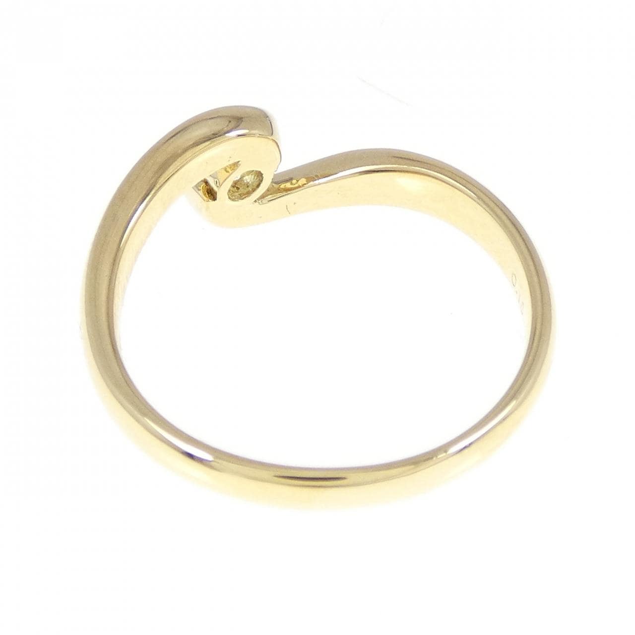 K18YG ダイヤモンド リング 0.16CT