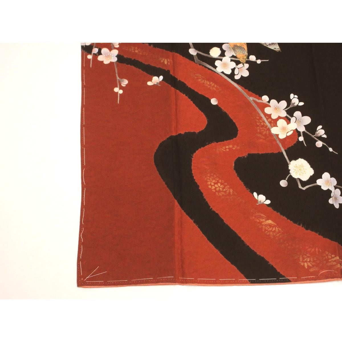 【未使用品】訪問着　友禅金彩加工　身幅Ｌ寸