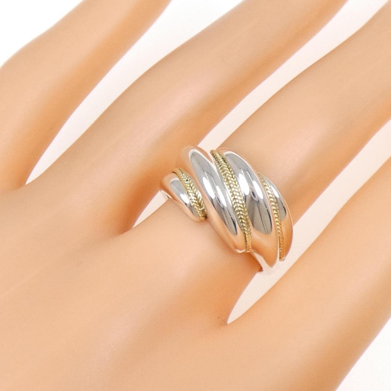 【ヴィンテージ】ティファニー 925/750YG リング