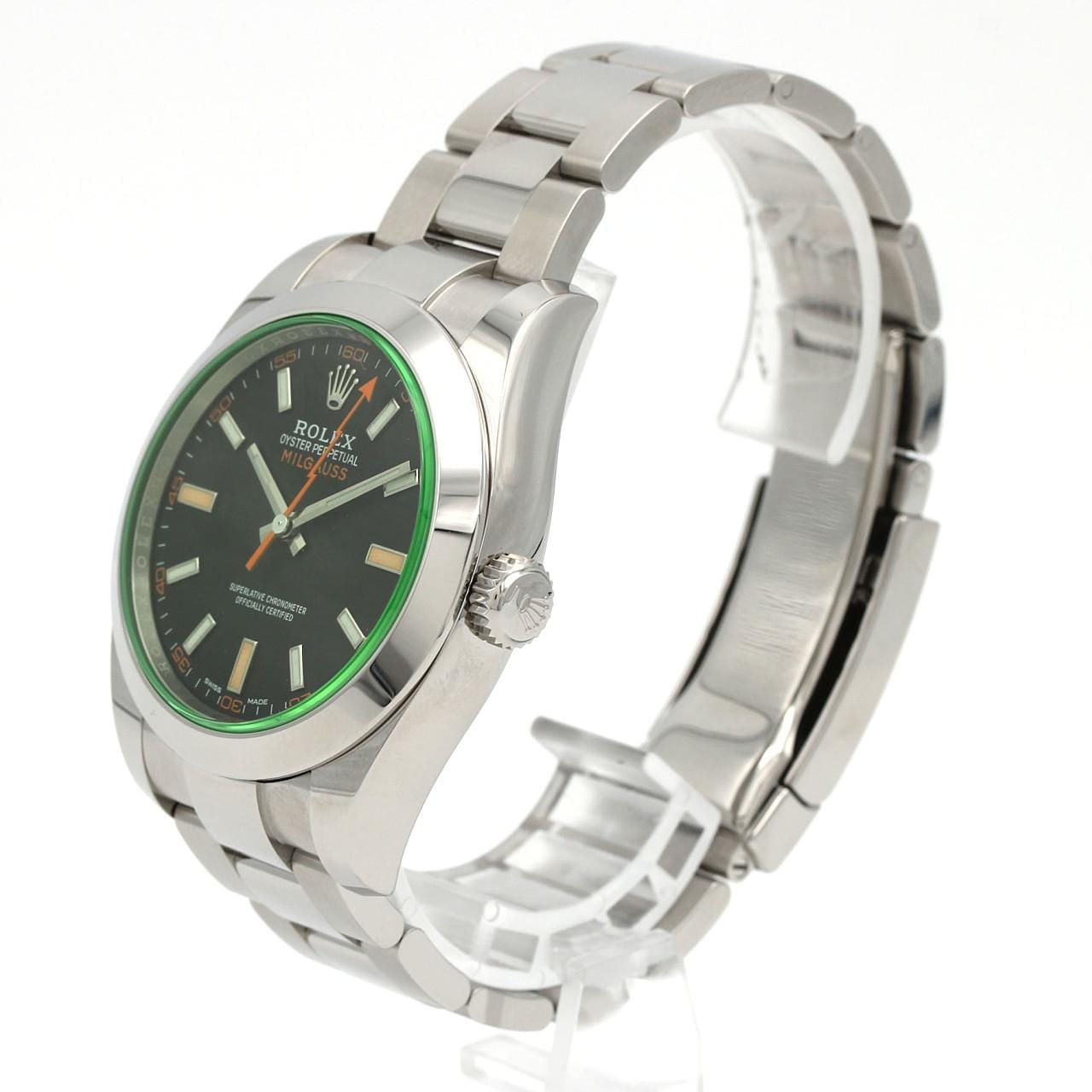 ロレックス ミルガウス 116400GV SS 自動巻 ランダム番