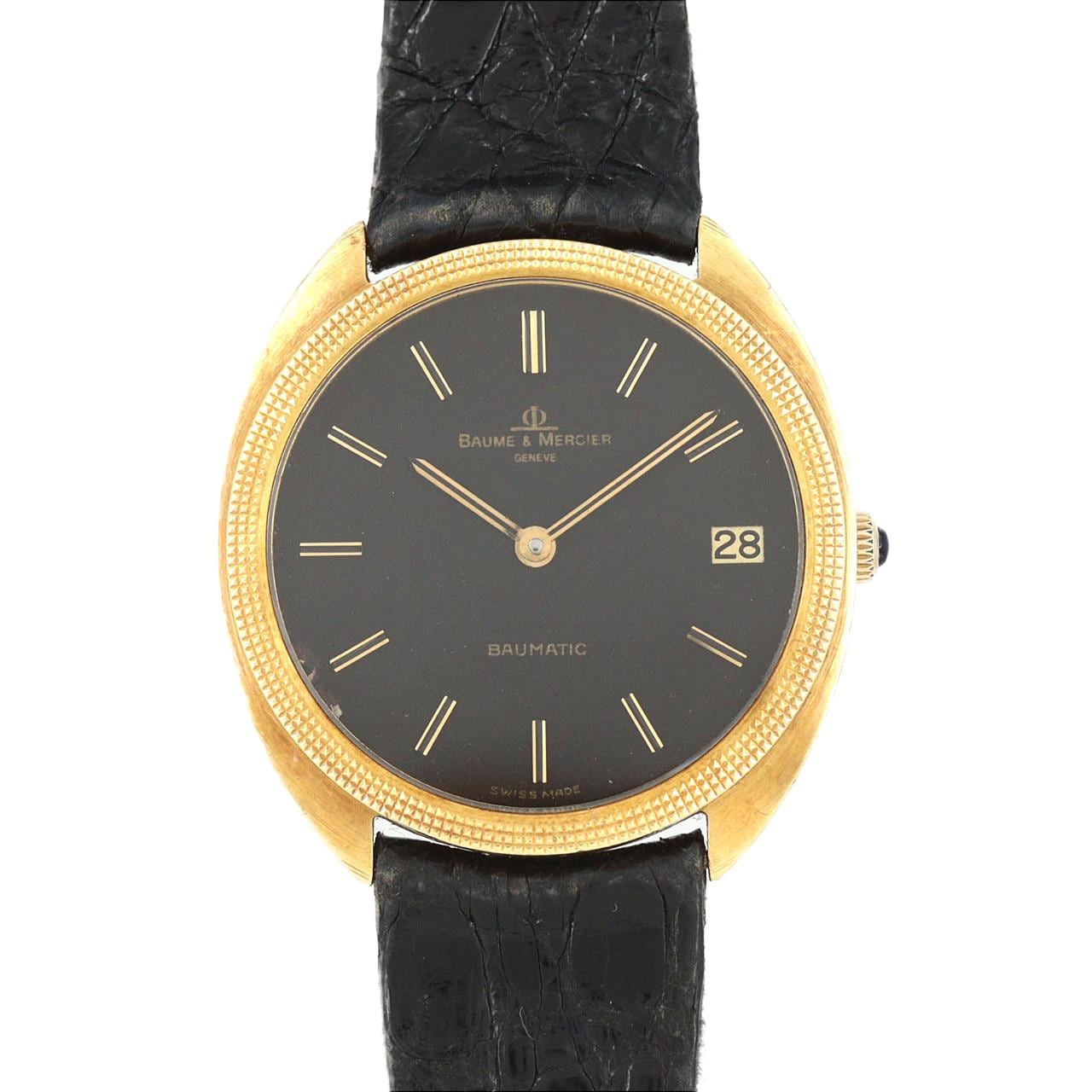 【ノーメンテナンス還元価格】ボーム&メルシェ ラウンドケース YG 35114B YG 自動巻